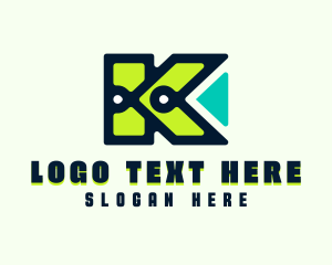 Creative Agency Letter K logo