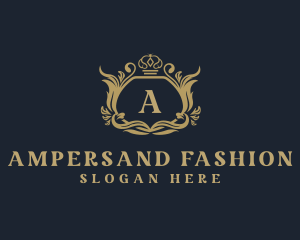 Fancy Fashion Crown Boutique logo design