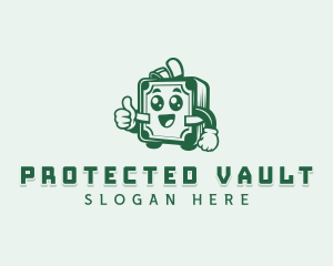 Money Safe Vault logo design