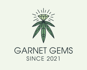 Precious Gem Weed logo design