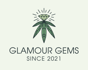 Precious Gem Weed logo design