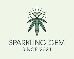 Precious Gem Weed logo design