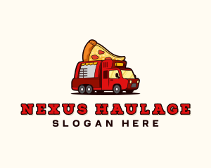 Pizza Food Truck logo design