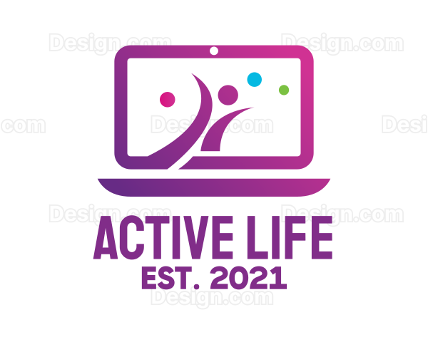 Online Fitness Class Logo
