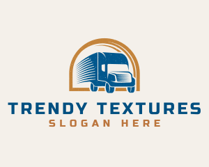 Logistics Courier Truck logo design