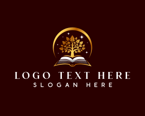 Elegant Book Tree logo