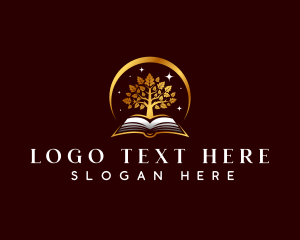 Elegant Book Tree logo