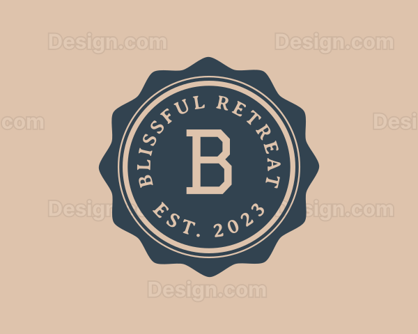 Circle Business Stamp Logo