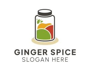 Spice Ingredients Jar  logo design