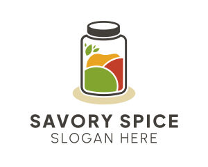 Spice Ingredients Jar  logo design