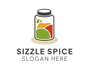 Spice Ingredients Jar  logo design