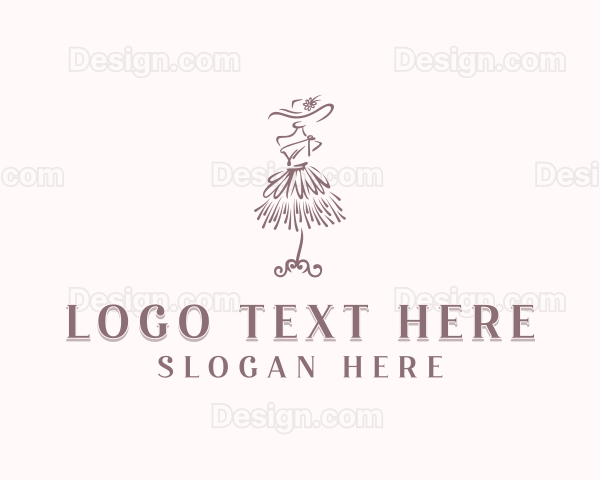 Fashion Couture Dress Logo