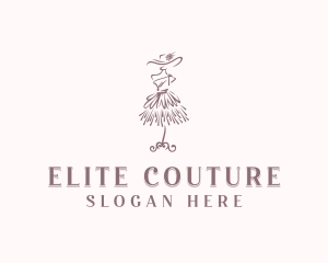 Fashion Couture Dress logo design