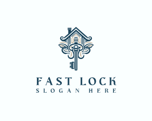 Elegant Property Key logo design