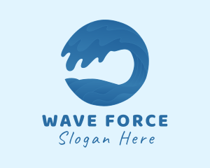 Beach Surf Wave logo