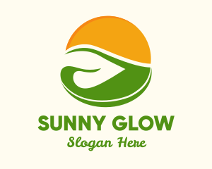 Sun Leaf Ecology logo design