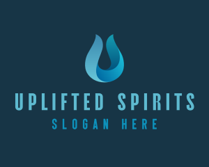 Water Sanitation Droplet  logo design