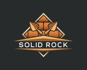 Bricklaying Masonry Contractor logo design