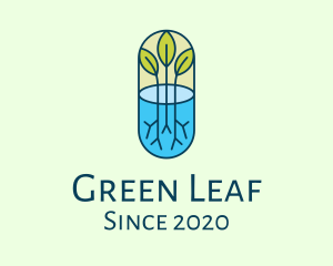 Herbal Medicinal Plant logo design