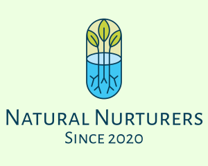 Herbal Medicinal Plant logo design