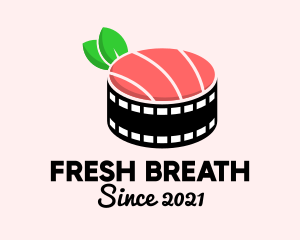 Film Reel Sushi  logo design