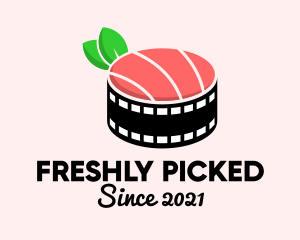 Film Reel Sushi  logo design