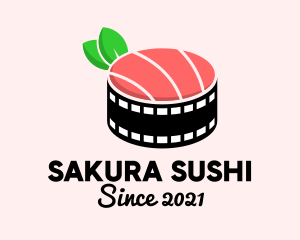 Film Reel Sushi  logo design