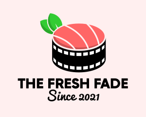 Film Reel Sushi  logo design