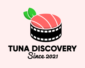 Film Reel Sushi  logo design