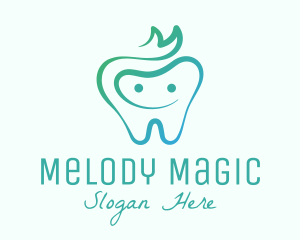 Smiling Dental Tooth logo