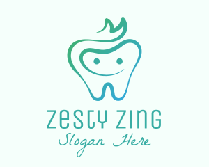 Smiling Dental Tooth logo