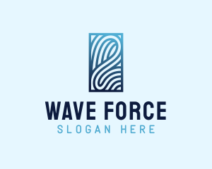 Tsunami Water Wave logo design