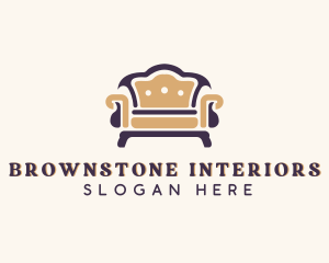 Interior Couch Furniture   logo design