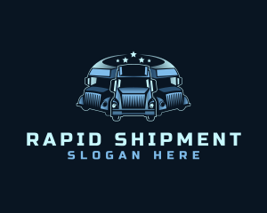 Logistics Truck Delivery logo design