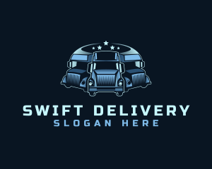 Logistics Truck Delivery logo