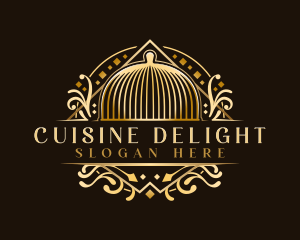 Luxury Cloche Kitchen logo design