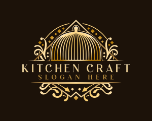 Luxury Cloche Kitchen logo design