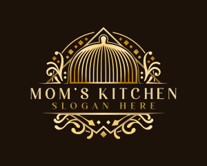 Luxury Cloche Kitchen logo design