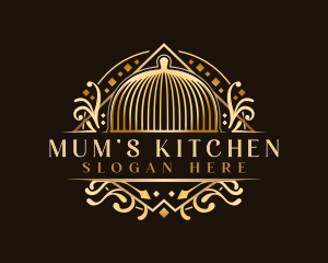 Luxury Cloche Kitchen logo design