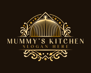 Luxury Cloche Kitchen logo design