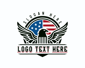 Patriotic Eagle Veteran logo