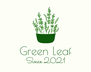 Herb Foliage Plant logo design