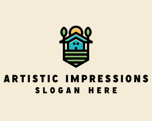 Plant Farm House  logo design