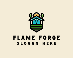 Plant Farm House  logo design