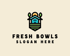 Plant Farm House  logo design