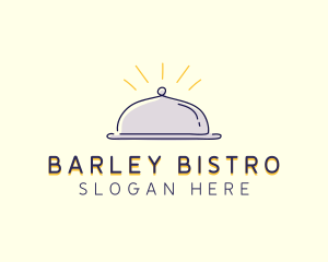 Restaurant Food Cloche logo design