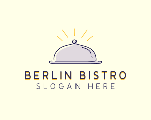 Restaurant Food Cloche logo design