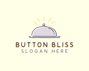 Restaurant Food Cloche logo design