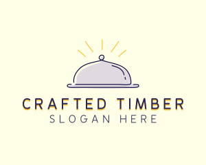 Restaurant Food Cloche logo design