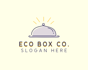 Restaurant Food Cloche logo design